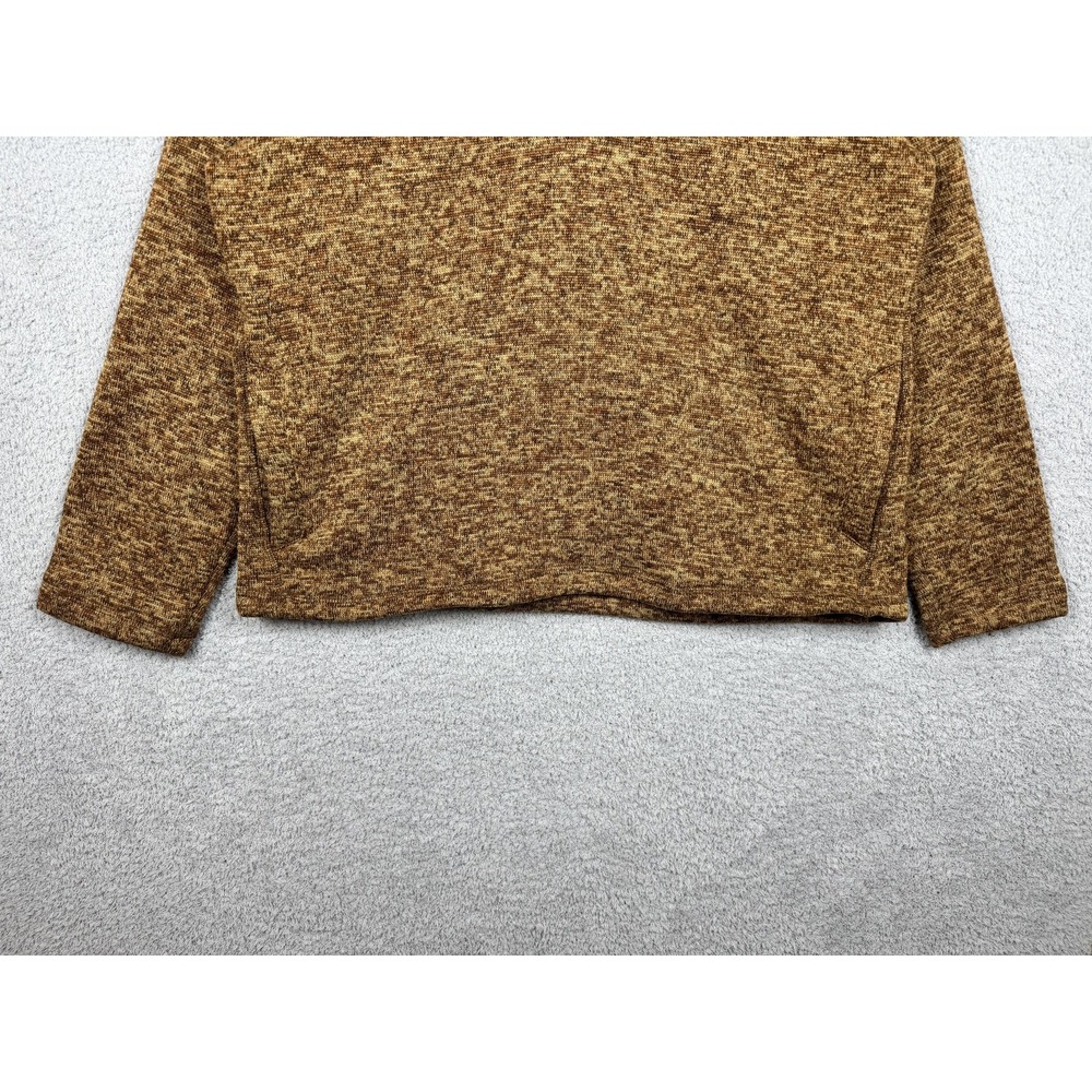 Eddie Bauer Sweater Mens L Half Zip Pullover Fleece Outdoor Warm Pocket - Picture 4 of 7